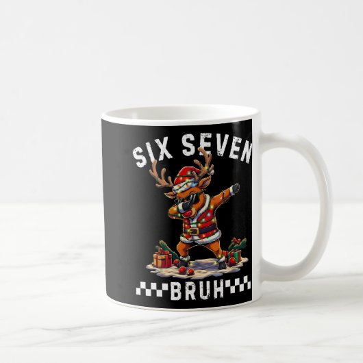 Mug Drôle 67 Noël Six Sept Mème Reindeer Dabbing (Droite)