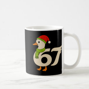 Mug Drôle 67 Oie Noël 6 7 Mème Canard Chapeau de Père