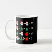 Mug Drôle 67 Santa Tree Prof de Maths Noël Xmas Hu (Gauche)
