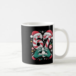 Mug Drôle 67 Six Sept Gardien de but de football Drôle