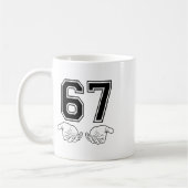 Mug Drôle 67 Six Sept Mème Couple Correspondant Hallow (Gauche)