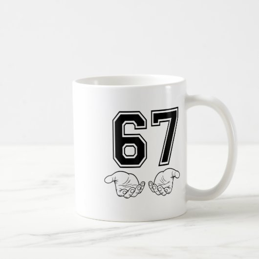 Mug Drôle 67 Six Sept Mème Couple Correspondant Hallow (Droite)