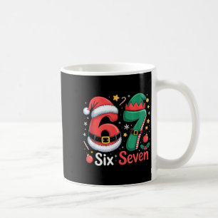 Mug Drôle 6 7 Mème Elf Santa Noël Six Sept Enfant F