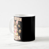 Mug Drôle 6 7 mème six sept lapin léopard arc 6-7 (Devant gauche)