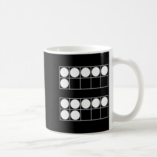 Mug Drôle 6 7 Nombre Math Enseignants Élèves Six Sept  (Droite)