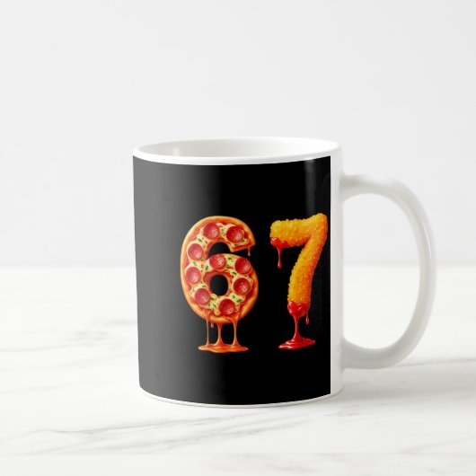 Mug Drôle 6 7 Zza Nugget Mème Six Sept 67 Amateurs de  (Droite)