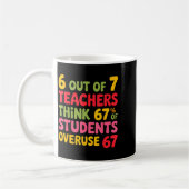 Mug Drôle 6 enseignants sur 7 pensent que 67% des élèv (Gauche)