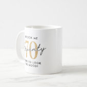 Mug Drôle 70e anniversaire cadeau (Devant gauche)