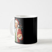 Mug Drôle 7-6 6-7 George Washington Santa 67 Meme Chri (Devant gauche)