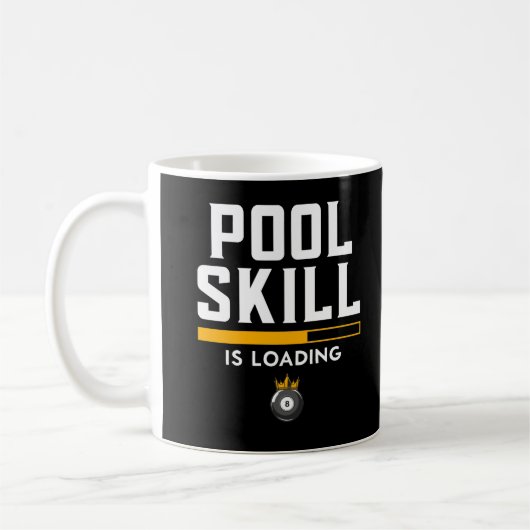 Mug Drôle 8 Ball Citation Sports Billard Piscine (Gauche)