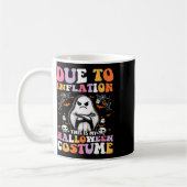 Mug Drôle À Cause De L'Inflation C'Est Mon Costum Hall (Gauche)