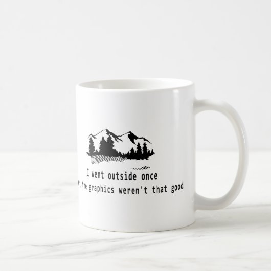 Mug Drôle a disparu le jeu d'ordinateur de graphiques (Droite)
