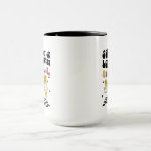 Mug drôle à la bouche moltball Maman art de mots (Centre)