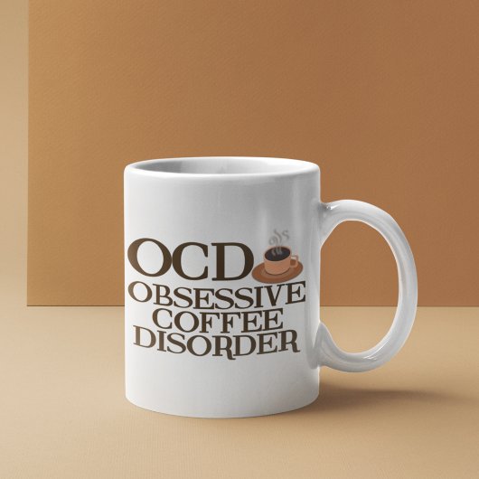 Mug Drôle accroc au café