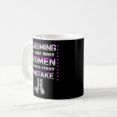 Mug Drôle Active Femme Militaire Retraitée Vétérinaire (Devant gauche)