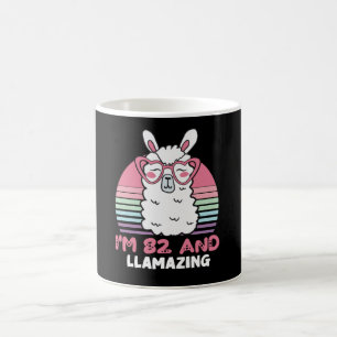 Mug Drôle adorable Llama 82e cadeau d'anniversaire pou