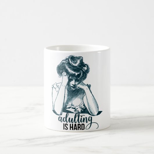 Mug Drôle Adulte est hard Gibson Girl (Centre)