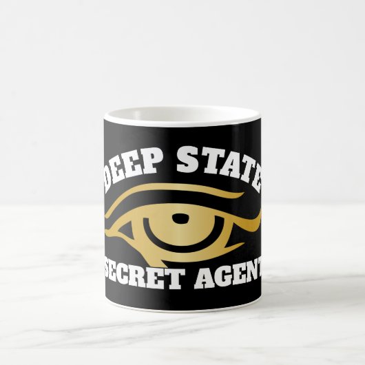 Mug Drôle "agent de secret d'État profond " (Centre)