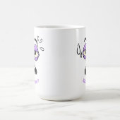 Mug Drôle Aide Brûler Sleepy Face Cartoon (Centre)