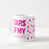 Mug Drôle alimenté par les larmes des étudiants - L'en (Devant gauche)