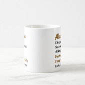 Mug Drôle Allergie matinale personnalisée (Centre)