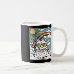 Mug Drôle Ally Chat Lunettes de soleil Lgbtq Gay Lesbi