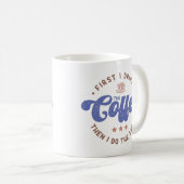 Mug Drôle Amateur De Café Dit (Devant droit)
