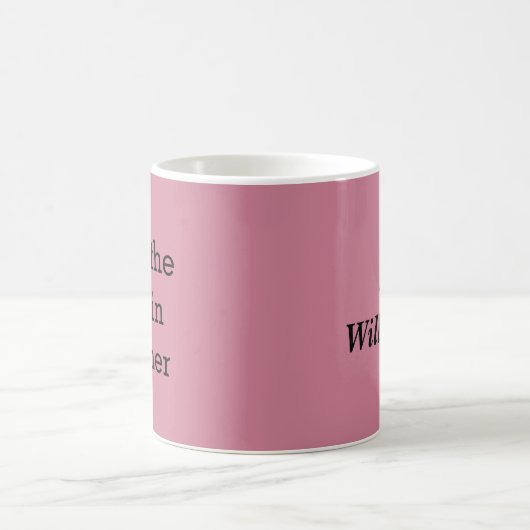 Mug Drôle Amateur de thé enseignant Humour Dusty rose (Centre)