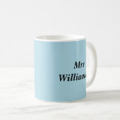 Mug Drôle Amateur de thé Enseignant Humour Novelty Sta (Devant droit)