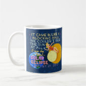 Mug Drôle américain solaire total d'éclipse le 21 août (Gauche)