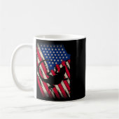 Mug Drôle Amérique assidu Dragon Drapeau américain Hap (Gauche)