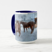 Mug Drôle Amorous Stallion et Chevaux de jument (Devant gauche)