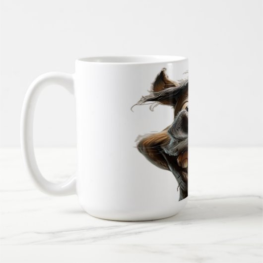 Mug Drôle âne art design (Gauche)