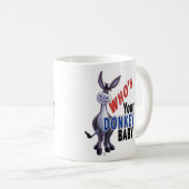 Mug Drôle âne, qui est votre bébé âne (Devant droit)