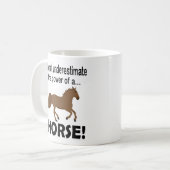 Mug Drôle Animal Cheval (Devant gauche)