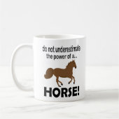 Mug Drôle Animal Cheval (Gauche)