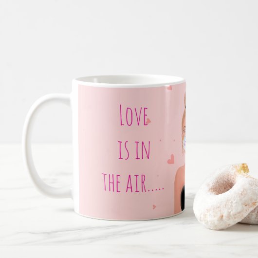 Mug Drôle anti-Saint-Valentin (Avec donut)