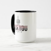 Mug Drôle anti - Saint Valentin 2024 (Devant gauche)