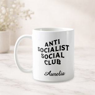 Mug Drôle Anti Socialiste Social Club Socialisme