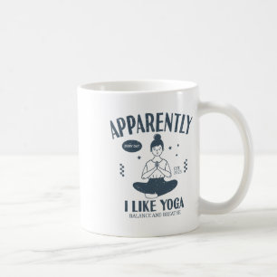 Mug Drôle Apparemment, j'aime professeur de yoga Namas