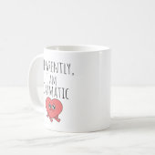 Mug Drôle Apparemment je suis dramatique (Devant gauche)