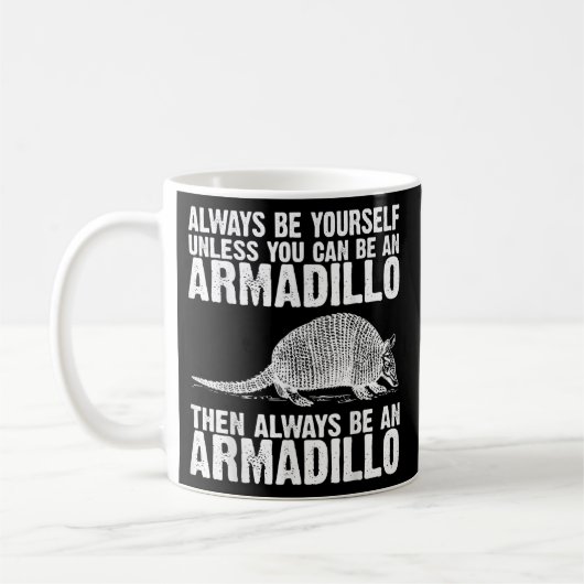Mug Drôle Armadillo Cadeaux Hommes Femmes Armadillo Cu (Gauche)