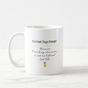 Mug Drôle Assistant Gestionnaire de scène Cadeau - Vie