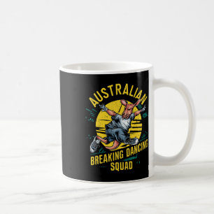 Mug Drôle Australian Break Dancing Squad Kangaroo