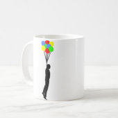 Mug drôle avec ballon suspendu (Devant gauche)