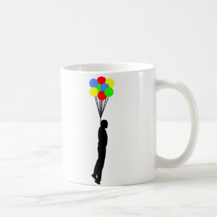 Mug drôle avec ballon suspendu