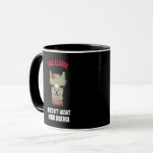 Mug Drôle Avec Citation Et Lama (Devant gauche)