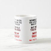 Mug drôle avec un baiser sur le cou (Centre)