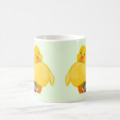 Mug drôle avec un mignon canard jaune (Centre)