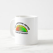 Mug drôle Awesome Meter (Devant gauche)